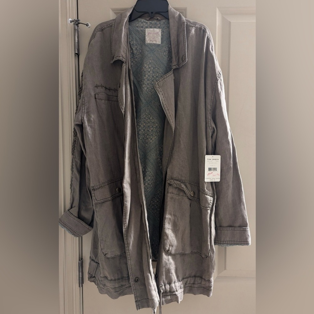 NWT- - Free People French Oli jacket size L